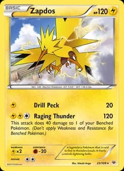 Zapdos — Roaring Skies — Rare