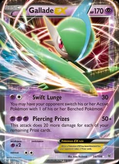 Gallade EX — Roaring Skies — Ultra Rare