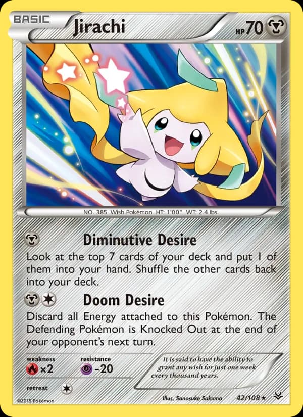 Jirachi — Roaring Skies, Rare
