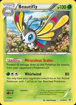 Beautifly — Roaring Skies — Rare