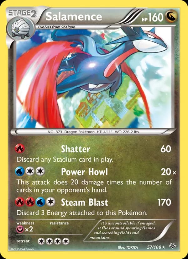 Salamence — Roaring Skies, Rare