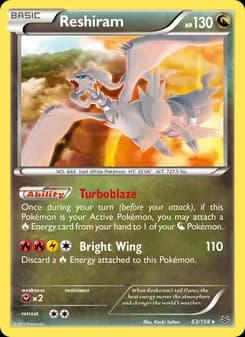 Reshiram — Roaring Skies — Rare