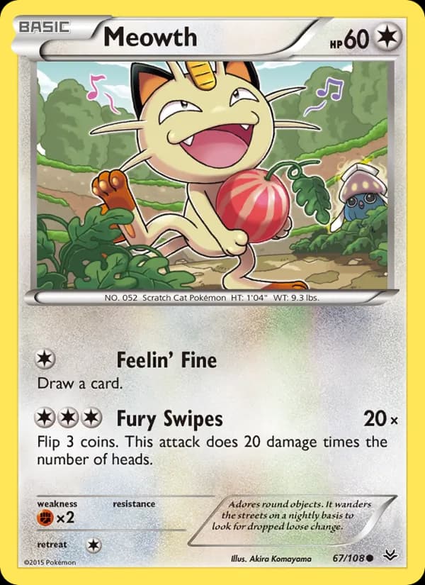 Meowth — Roaring Skies, Common