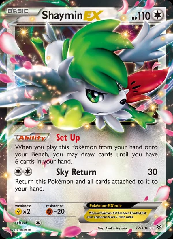 Shaymin EX — Roaring Skies, Ultra Rare
