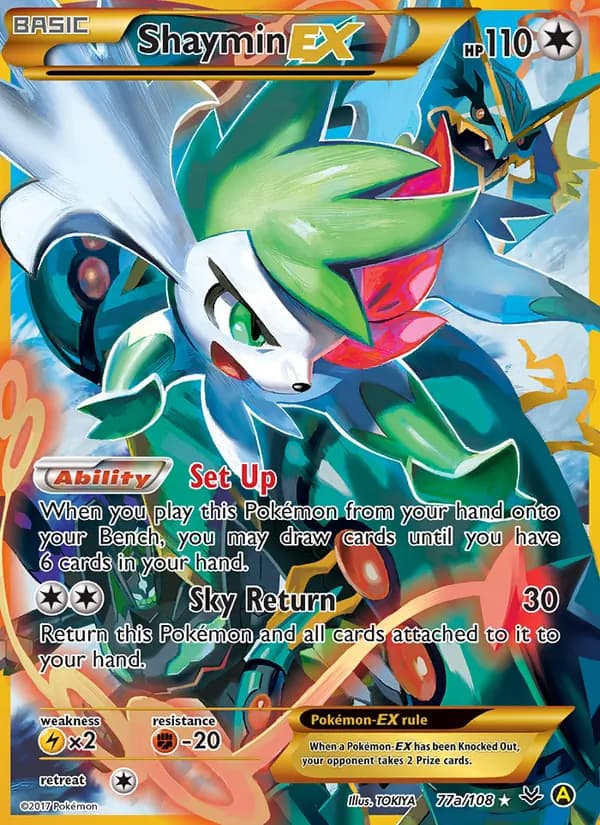 Shaymin EX — Roaring Skies, Rare