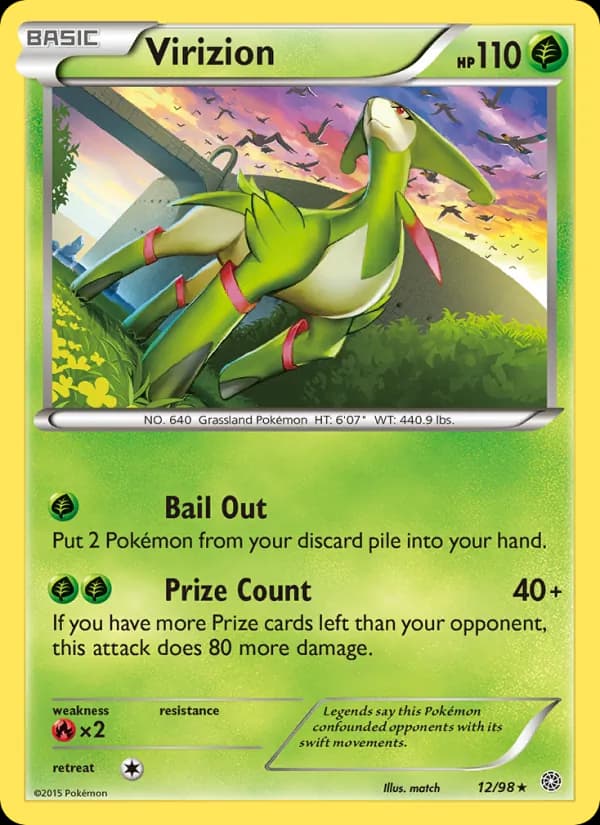 Virizion — Ancient Origins, Rare