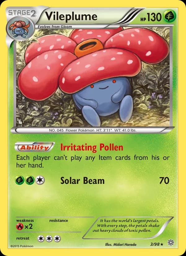 Vileplume — Ancient Origins, Rare