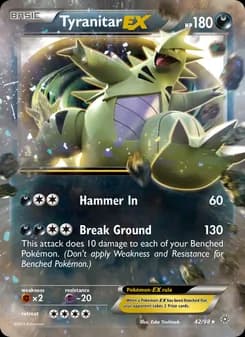 Tyranitar EX — Ancient Origins — Ultra Rare