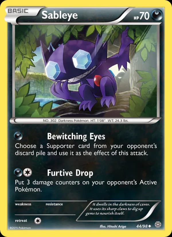 Sableye — Ancient Origins, Uncommon