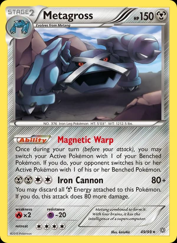 Metagross — Ancient Origins, Rare