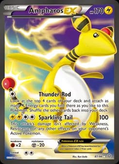 Ampharos EX — Ancient Origins — Ultra Rare
