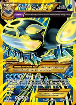 Primal Kyogre EX — Ancient Origins — Secret Rare