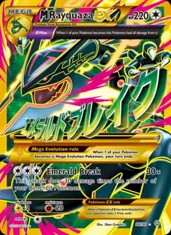 M Rayquaza EX — Ancient Origins — Secret Rare