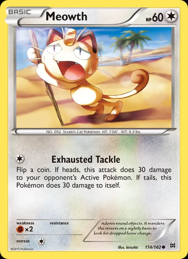 Meowth — BREAKthrough, Common