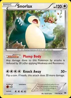 Snorlax — BREAKthrough — Uncommon