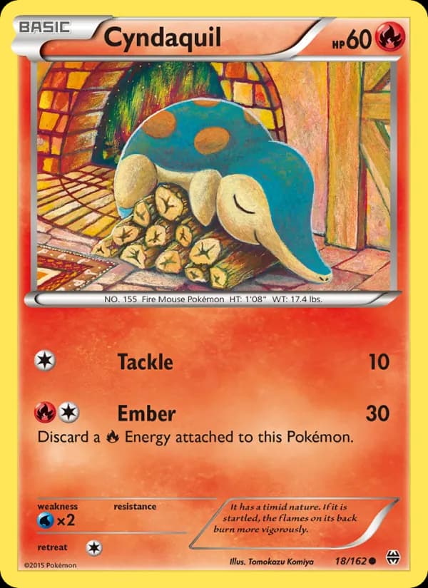 Cyndaquil — BREAKthrough, Common