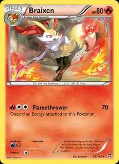 Braixen — BREAKthrough — Uncommon