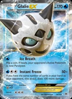 Glalie EX — BREAKthrough — Ultra Rare