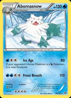 Abomasnow — BREAKthrough — Rare