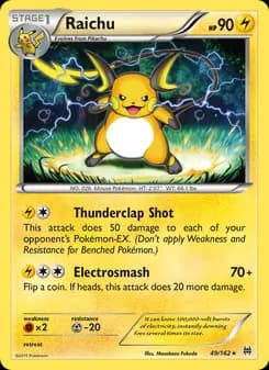 Raichu — BREAKthrough — Rare
