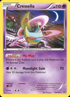 Cresselia — BREAKthrough — Rare