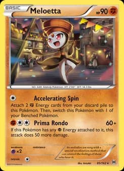 Meloetta — BREAKthrough — Rare