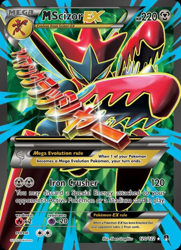 M Scizor EX — BREAKpoint, Ultra Rare
