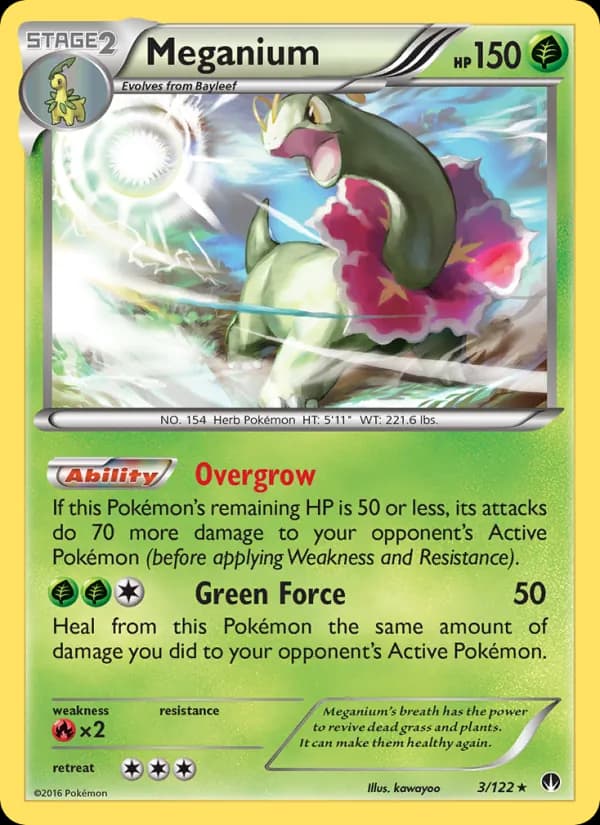 Meganium — BREAKpoint, Rare