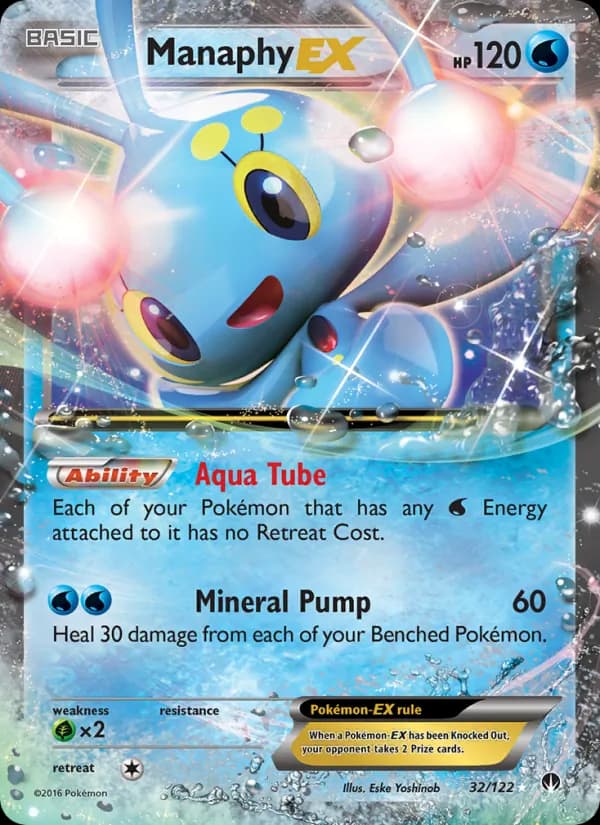 Manaphy EX — BREAKpoint, Ultra Rare