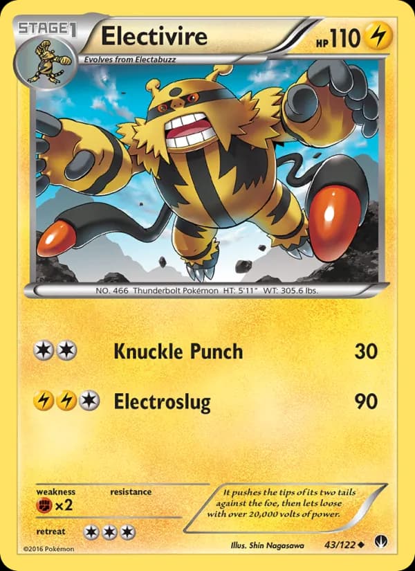 Electivire — BREAKpoint, Uncommon