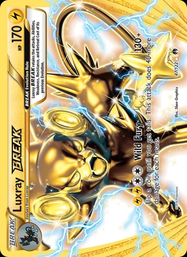 Luxray BREAK — BREAKpoint, Ultra Rare