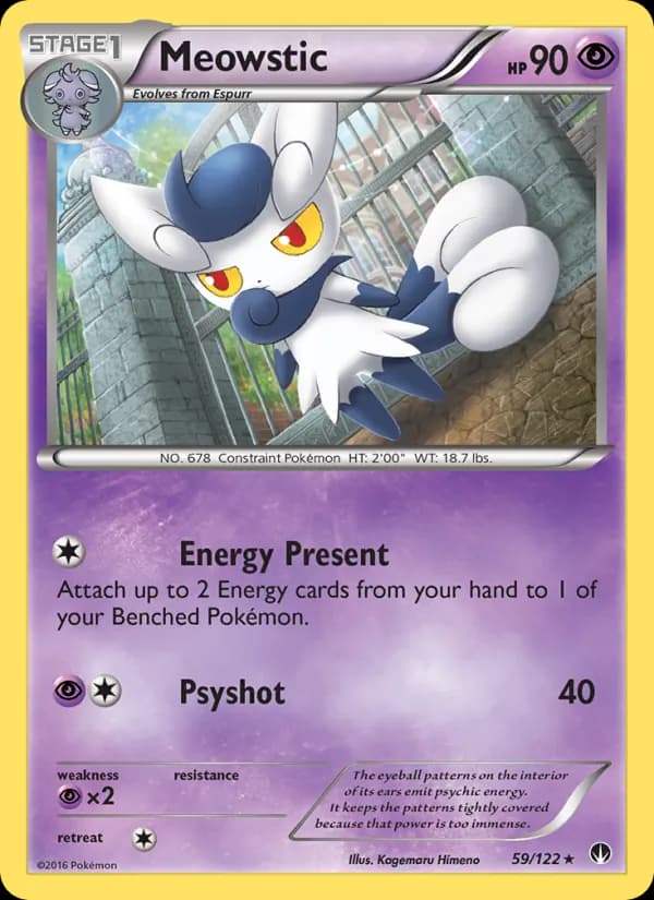 Meowstic — BREAKpoint, Rare