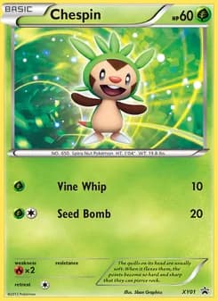 Chespin — XY Black Star Promos — None