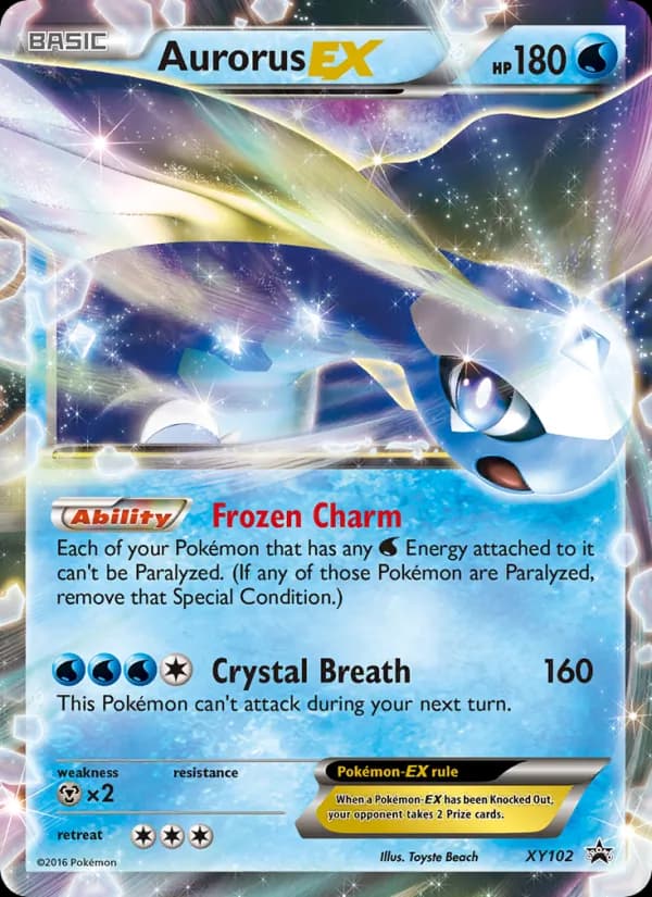 Aurorus EX — XY Black Star Promos, None