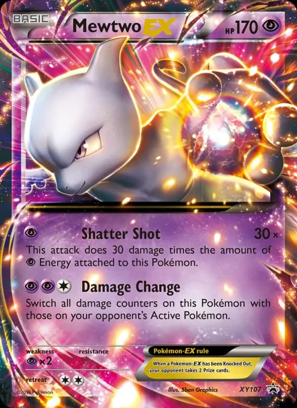 Mewtwo EX — XY Black Star Promos, None