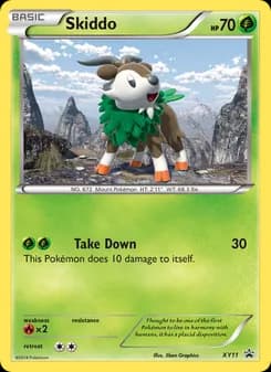 Skiddo — XY Black Star Promos — None