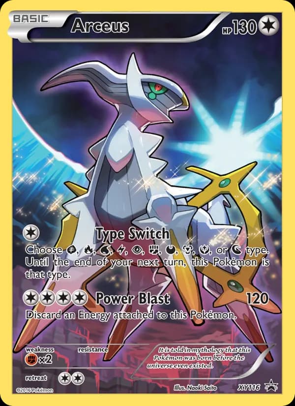 Arceus — XY Black Star Promos, None