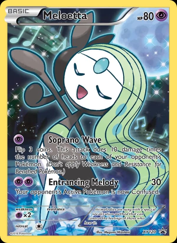 Meloetta — XY Black Star Promos, Common