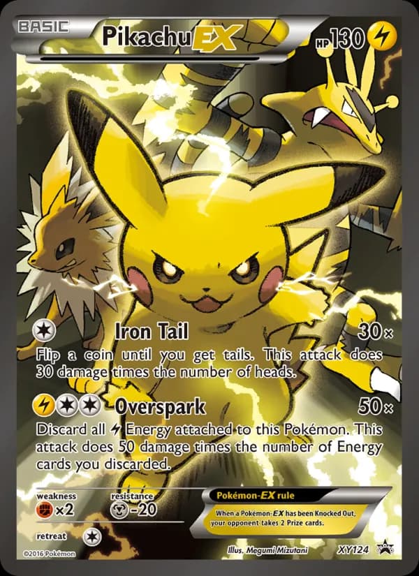 Pikachu EX — XY Black Star Promos, None