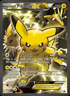 Pikachu EX — XY Black Star Promos — None