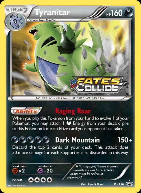 Tyranitar — XY Black Star Promos, None