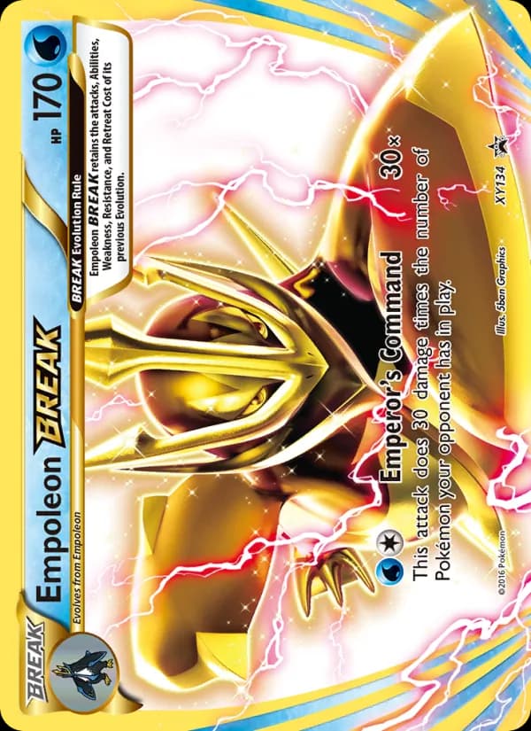 Empoleon BREAK — XY Black Star Promos, Common