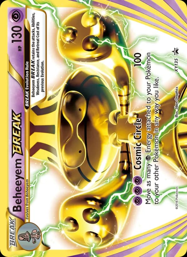 Beheeyem BREAK — XY Black Star Promos, Common