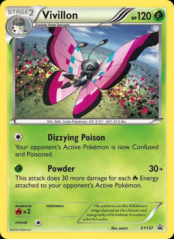 Vivillon — XY Black Star Promos, None