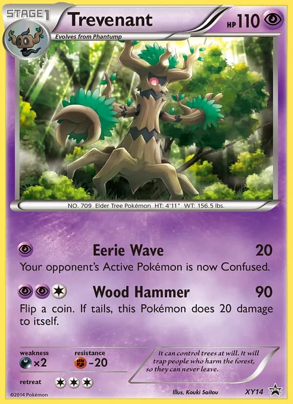 Trevenant — XY Black Star Promos, None