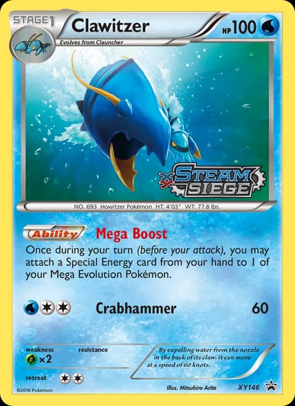 Clawitzer — XY Black Star Promos, None