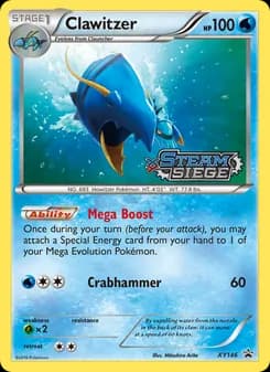 Clawitzer — XY Black Star Promos — None