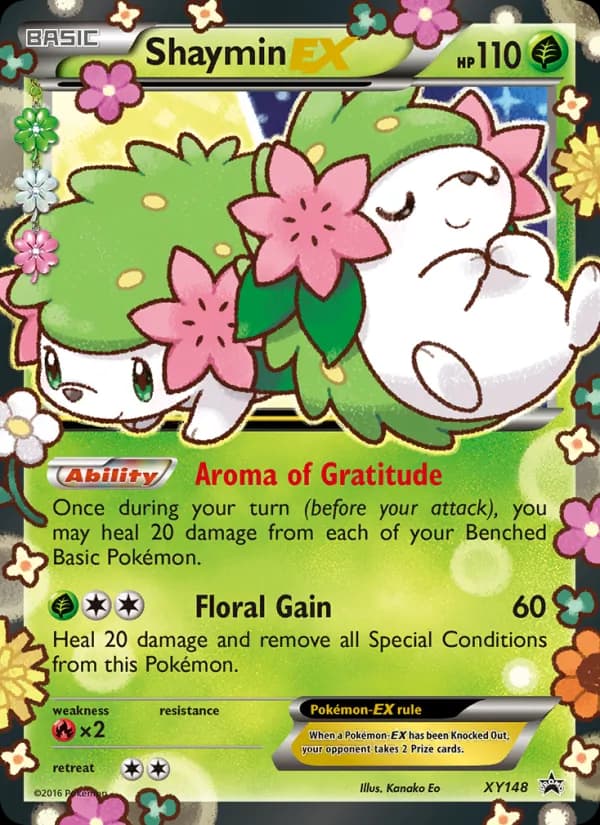 Shaymin EX — XY Black Star Promos, None