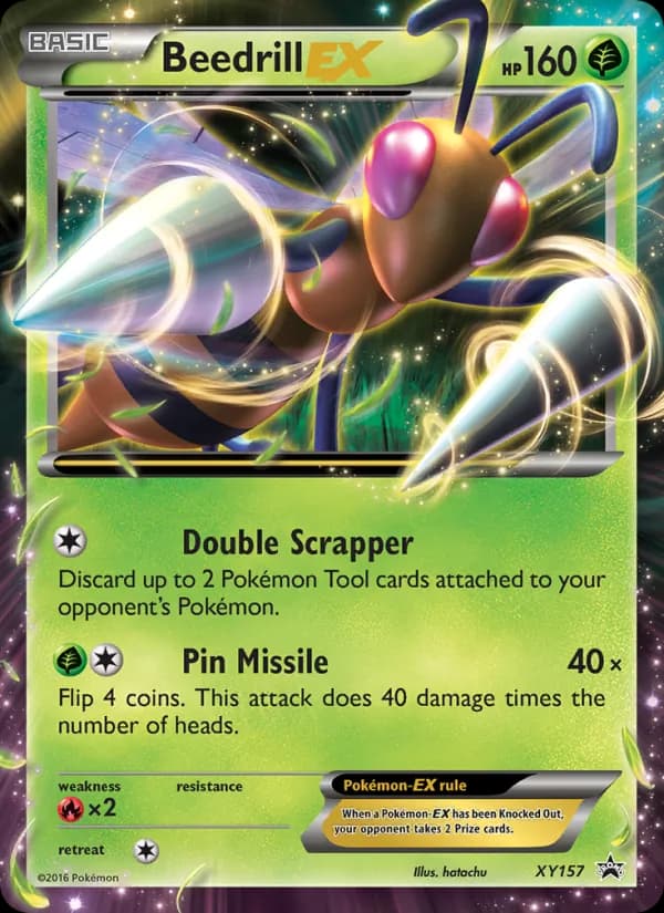 Beedrill EX — XY Black Star Promos, None