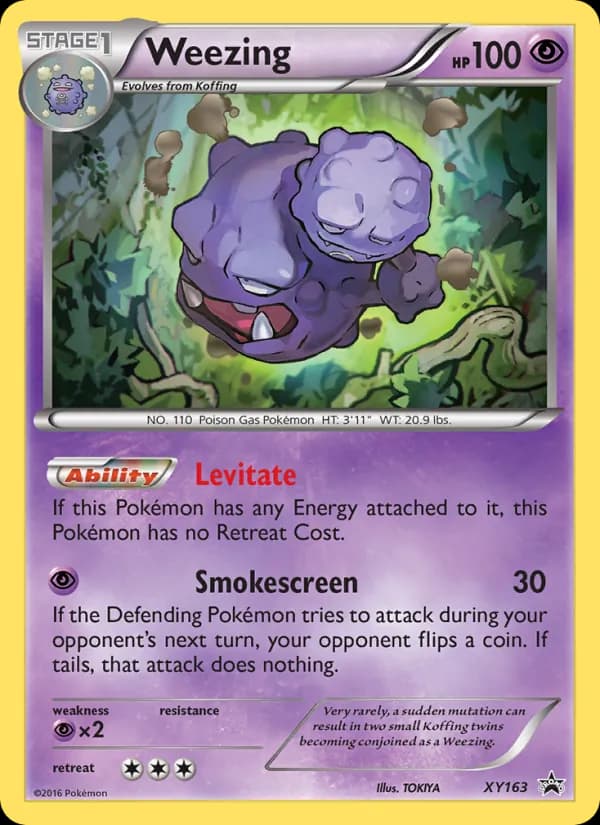 Weezing — XY Black Star Promos, Common